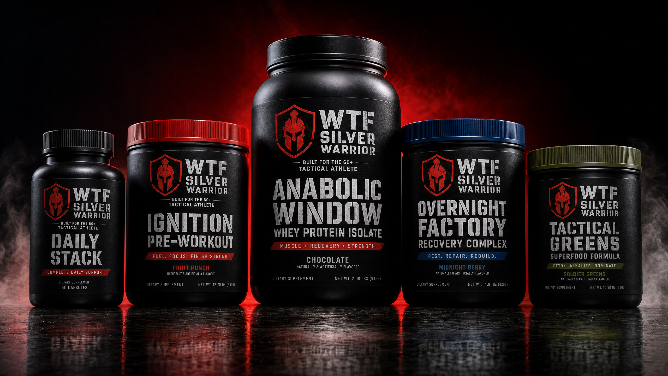 WTF Silver Warrior Complete Supplement Line